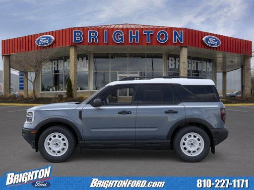 Azure Gray Metallic Tri-Coat 2026 Ford Bronco Sport Heritage