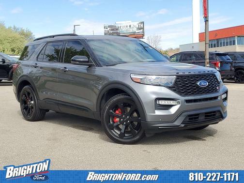 Gray Metallic 2024 Ford Explorer ST