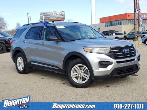 Silver Metallic 2023 Ford Explorer XLT