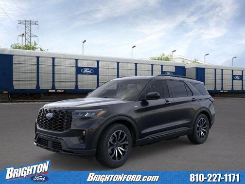 Agate Black Metallic 2026 Ford Explorer ST-Line