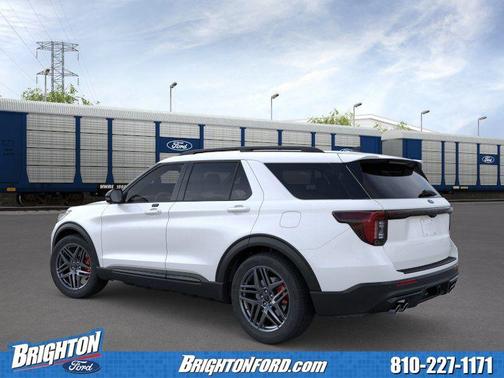 Star White Metallic Tri-Coat 2026 Ford Explorer ST