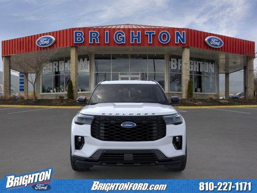 Space White Metallic 2026 Ford Explorer ST-Line