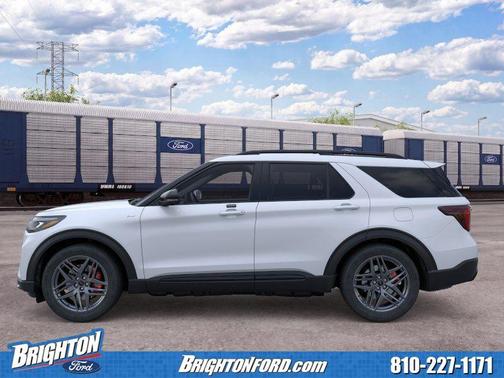 Space White Metallic 2026 Ford Explorer ST-Line