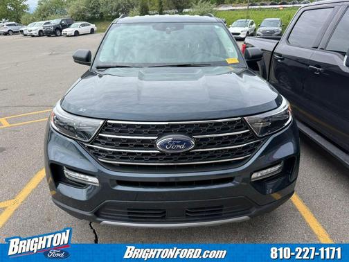 Blue Metallic 2023 Ford Explorer XLT