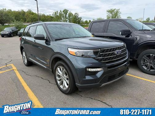 Blue Metallic 2023 Ford Explorer XLT