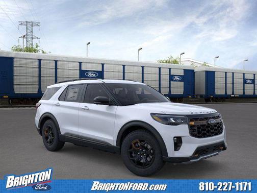 Space White Metallic 2026 Ford Explorer Tremor
