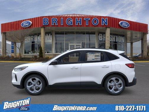 star white metallic tri-coat 2026 Ford Escape ST-Line
