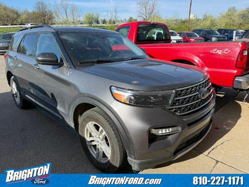 Gray Metallic 2023 Ford Explorer XLT