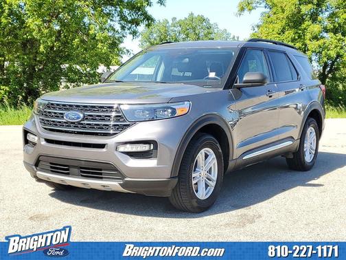 Gray Metallic 2023 Ford Explorer XLT