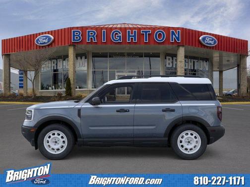 Azure Gray Metallic Tri-Coat 2026 Ford Bronco Sport Heritage