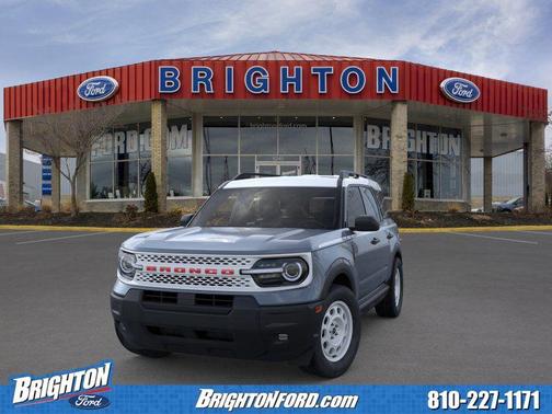 Azure Gray Metallic Tri-Coat 2026 Ford Bronco Sport Heritage