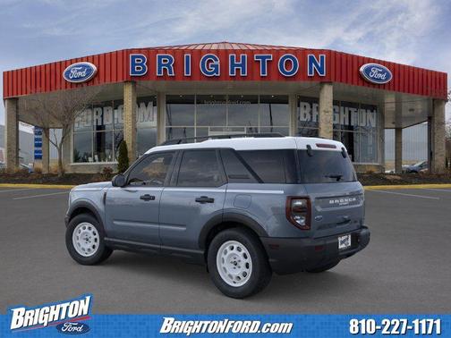 Azure Gray Metallic Tri-Coat 2026 Ford Bronco Sport Heritage