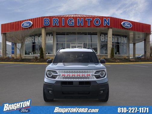 Azure Gray Metallic Tri-Coat 2026 Ford Bronco Sport Heritage
