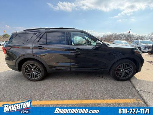 Agate Black Metallic 2025 Ford Explorer ST