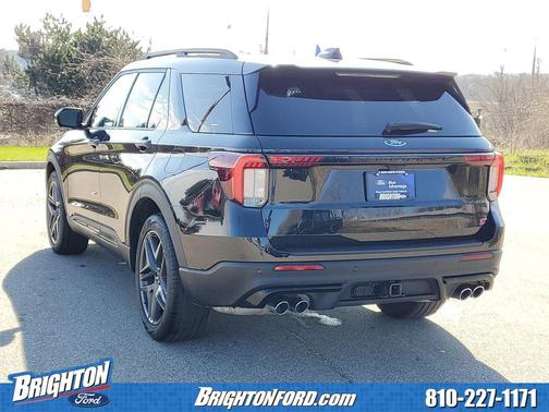 Agate Black Metallic 2025 Ford Explorer ST