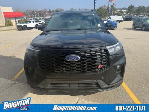 Agate Black Metallic 2025 Ford Explorer ST