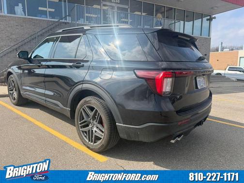 Agate Black Metallic 2025 Ford Explorer ST