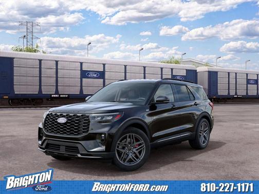 Agate Black Metallic 2027 Ford Explorer ST-Line