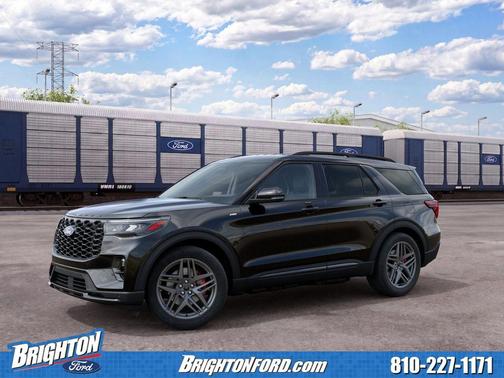 Agate Black Metallic 2027 Ford Explorer ST-Line