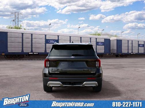 Agate Black Metallic 2027 Ford Explorer Platinum