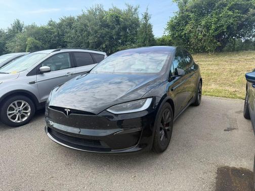 Solid Black 2023 Tesla Model X Plaid Tri Motor All-Wheel Drive