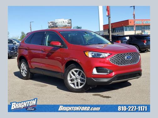 Rapid Red Metallic Tinted Clearcoat 2023 Ford Edge SEL
