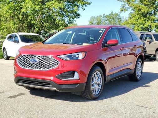 Rapid Red Metallic Tinted Clearcoat 2023 Ford Edge SEL