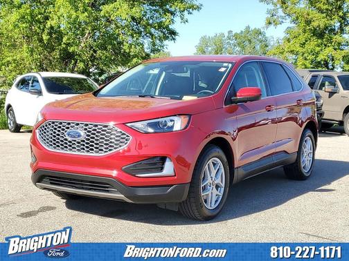 Rapid Red Metallic Tinted Clearcoat 2023 Ford Edge SEL
