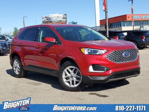 Rapid Red Metallic Tinted Clearcoat 2023 Ford Edge SEL