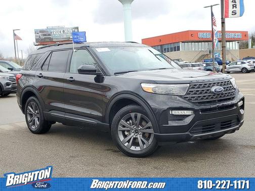 Black Metallic 2022 Ford Explorer XLT