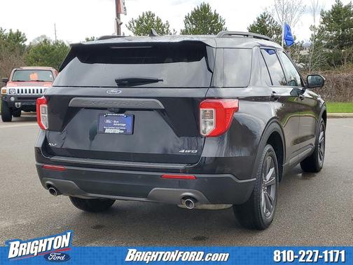 Black Metallic 2022 Ford Explorer XLT