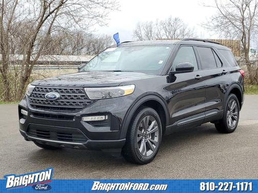 Black Metallic 2022 Ford Explorer XLT