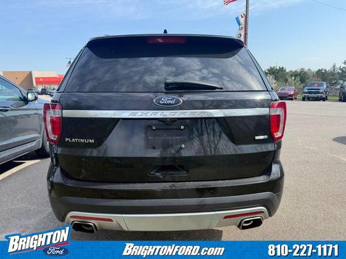 Shadow Black 2016 Ford Explorer Platinum
