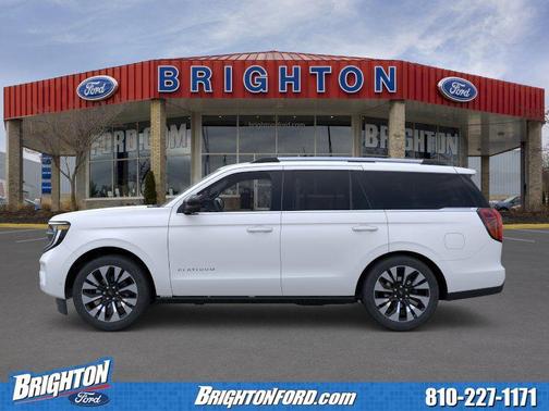 Star White Metallic Tri-Coat 2026 Ford Expedition Platinum