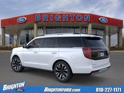 Star White Metallic Tri-Coat 2026 Ford Expedition Platinum