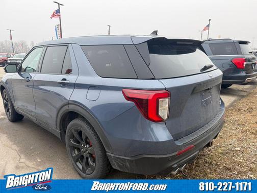 Blue 2021 Ford Explorer ST