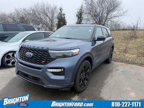 Blue 2021 Ford Explorer ST
