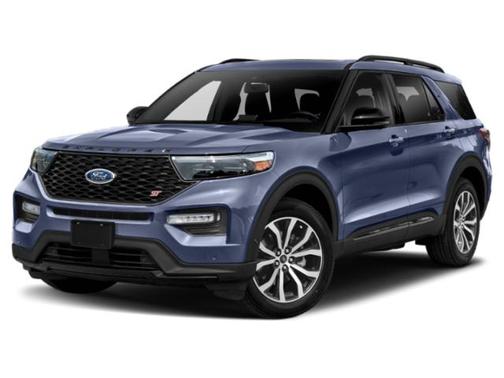 Blue 2021 Ford Explorer ST