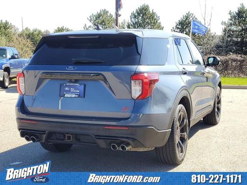 Blue Metallic 2021 Ford Explorer ST