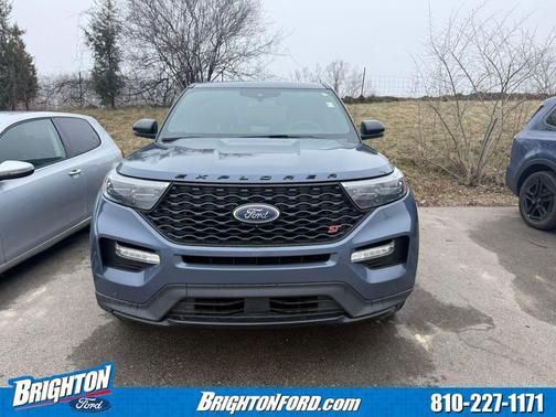 Blue 2021 Ford Explorer ST