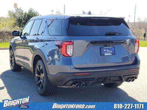 Blue Metallic 2021 Ford Explorer ST