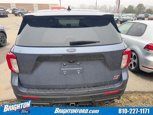 Blue 2021 Ford Explorer ST