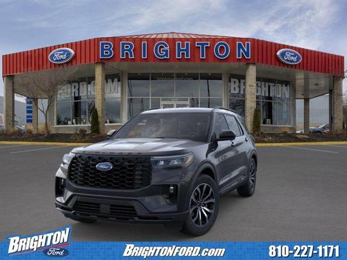 Agate Black Metallic 2026 Ford Explorer ST-Line