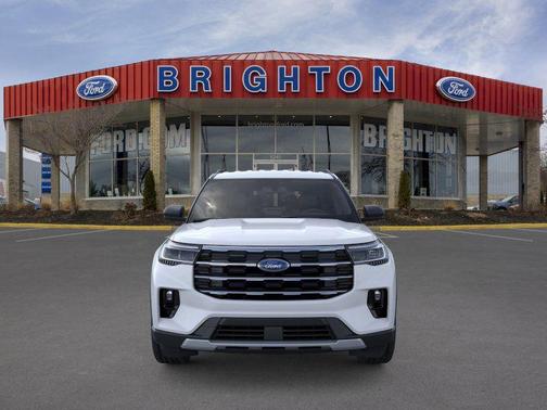 Space White Metallic 2026 Ford Explorer Active