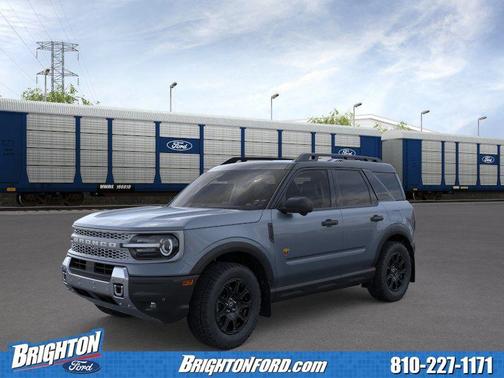 Azure Gray Metallic Tri-Coat 2026 Ford Bronco Sport Badlands
