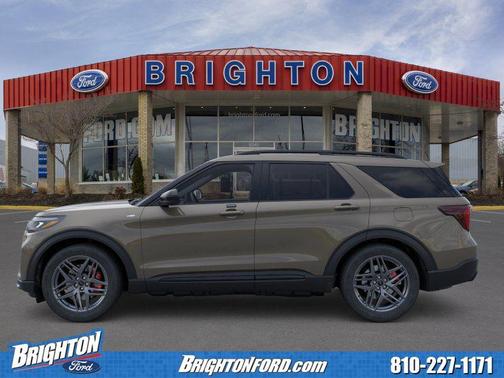 Marsh Gray 2026 Ford Explorer ST-Line