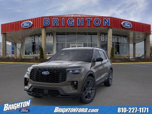 Marsh Gray 2026 Ford Explorer ST-Line