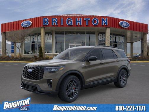 Marsh Gray 2026 Ford Explorer ST-Line