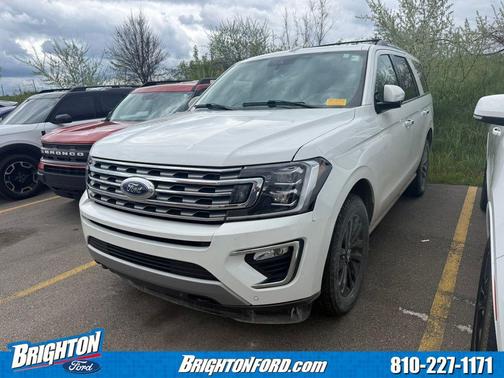 Star White Metallic Tri-Coat 2021 Ford Expedition Limited