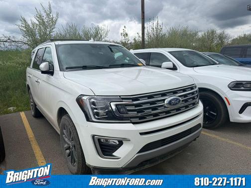 Star White Metallic Tri-Coat 2021 Ford Expedition Limited